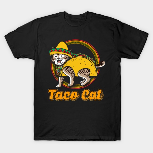 Taco Cat T-Shirt by captainmood